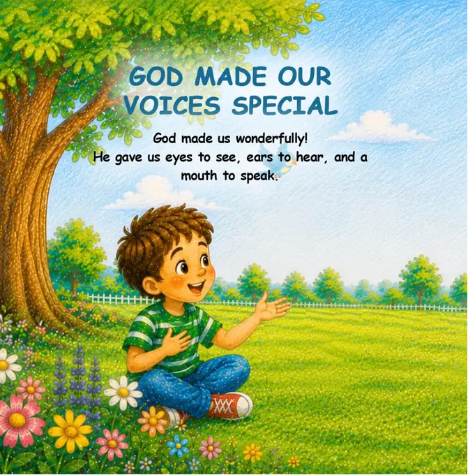 Kind Word Happy Hearts, interior page